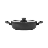 Leggno Colorgy Diamond Pro 28 cm Gri Sığ Tencere