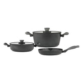Leggno Colorgy Diamond Pro Gri 5 Parça Tencere ve Tava Seti