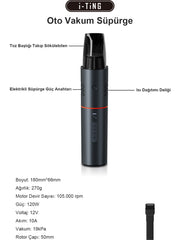 iTing Araç Otomobil Akıllı Set Araç Yıkama Araç İçi Süpürge Araç Lastik Şişirme Akü Takviye Seti