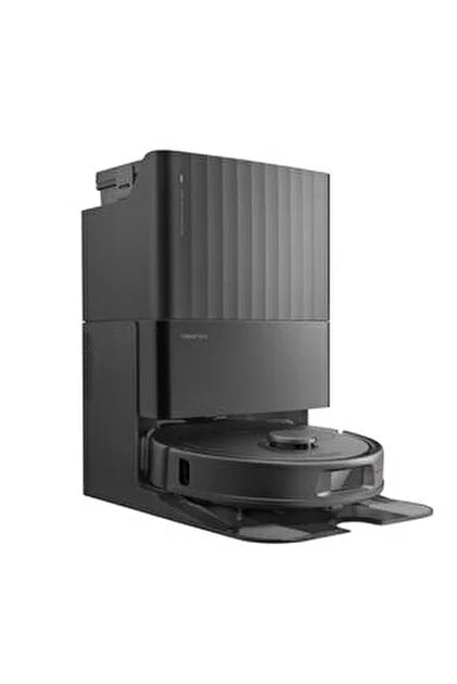 Roborock Qrevo Çöp İstasyonlu Siyah Akıllı Robot Süpürge