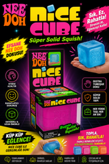 Süper Yumuşak Pembe Kare Squish Oyuncak – Stres Giderici Rahatlatıcı Oyuncak