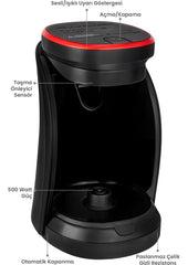 Awox Sparkling Türk Kahvesi Makinesi Nar Çiçeği