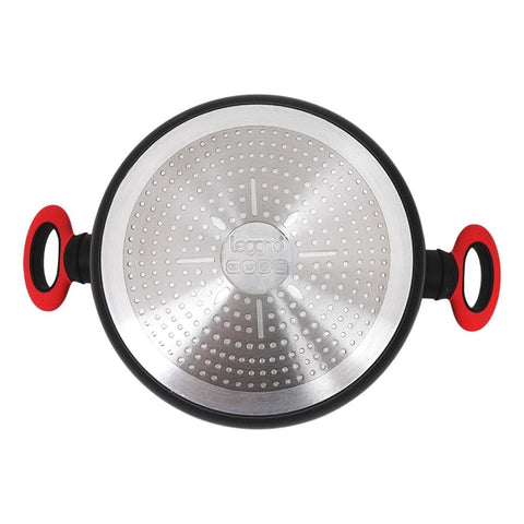 Leggno Colorgy Diamond Pro Derin Tencere 20 cm Kırmızı Kulp