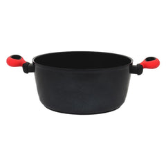 Leggno Colorgy Diamond Pro Derin Tencere 20 cm Kırmızı Kulp