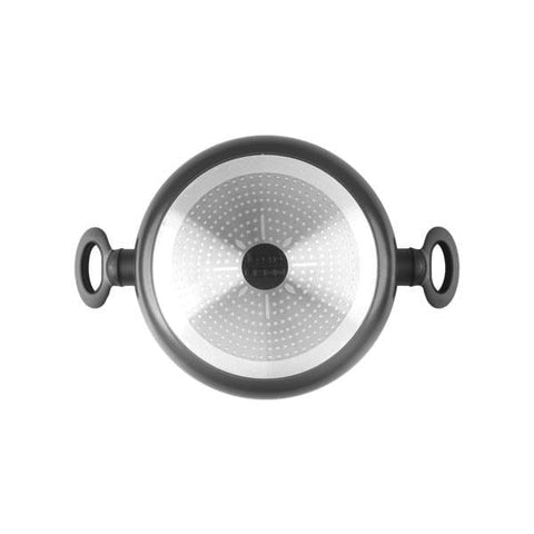 Leggno Colorgy Diamond Pro Sığ Pilav Tenceresi 26 cm Gri