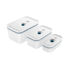 Zwilling Fresh & Save Vakumlu Saklama Kabı Seti S/M/L Yarı Şeffaf-Akdeniz Mavisi