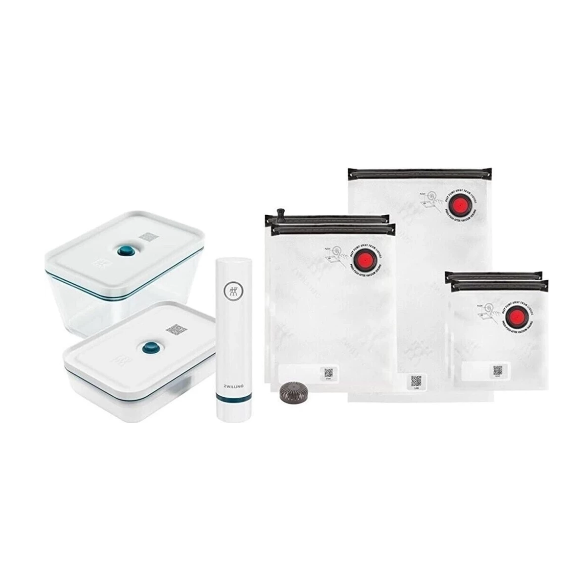 Zwilling Fresh & Save Vakumlu Başlangıç Seti Cam 8 Adet