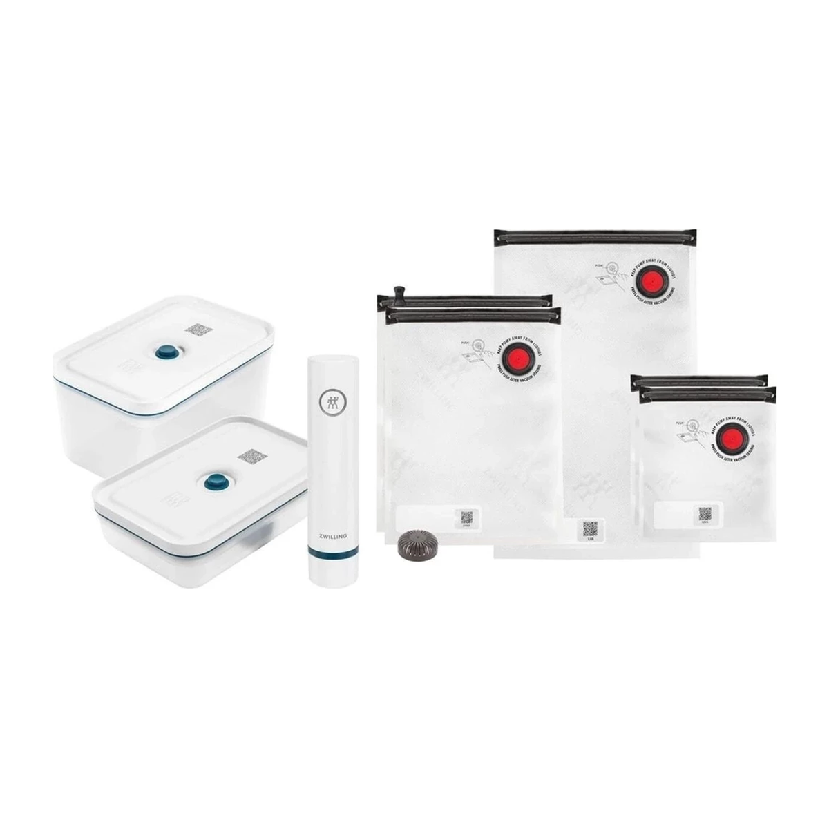 Zwilling Fresh & Save Vakumlu Başlangıç Seti Plastik 8 Parça